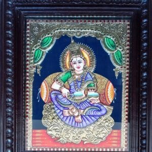 Goddess Annapoorani Tanjore Painting