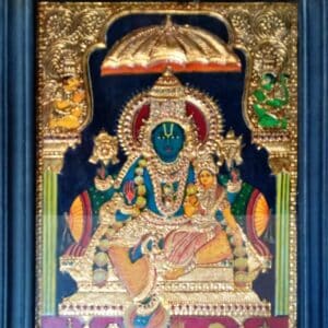 Sri Lakshmi Narayana tanjore painting