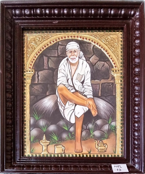 Shri Shirdi Saibaba, Tanjore Painting